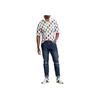 Polo Ralph Lauren Classic Fit All Over Print Mesh Polo Shirt Men tops White 710864994-001