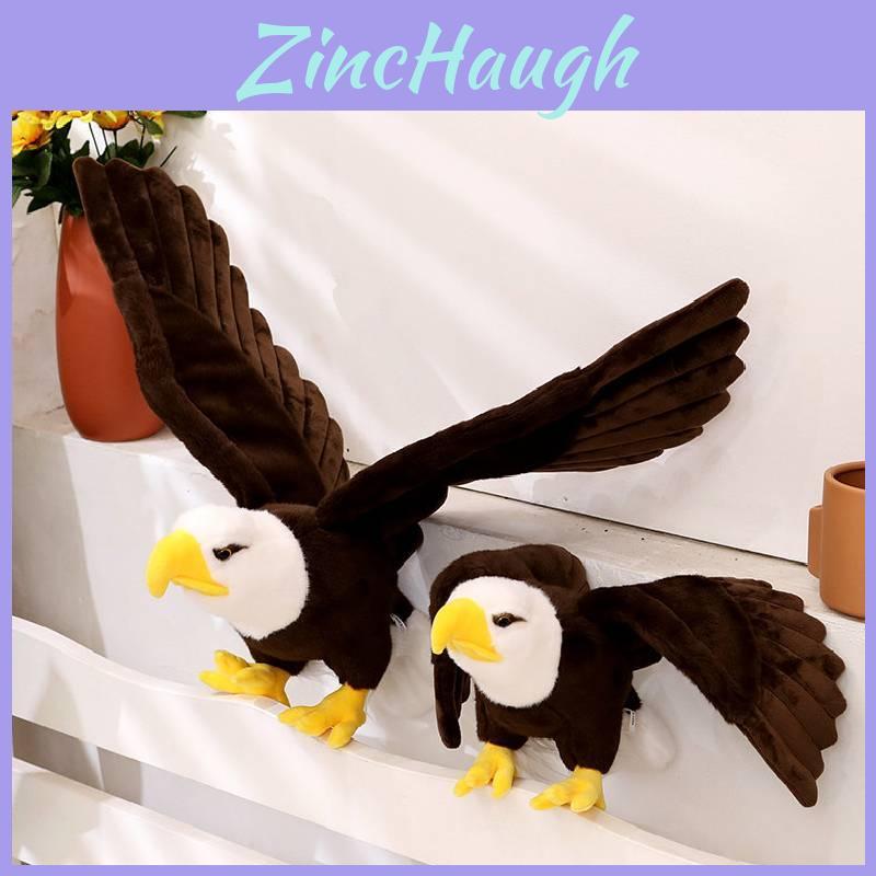 Hochwertiges Plüsch Weißkopfseeadler Spielzeug Weiches Stofftier für Heimdekoration und Kinder Kuschelpuppe