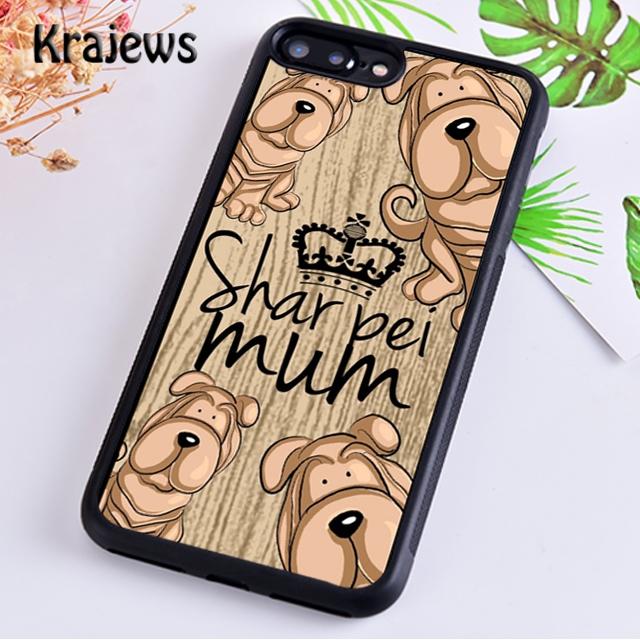 

Krajews Canvas Art Shar Pei mum Best Guard Dogs For iPhone 17 Air 16 Phone Case Cover 15 14 plus 12 13 pro max iPhone 15pro