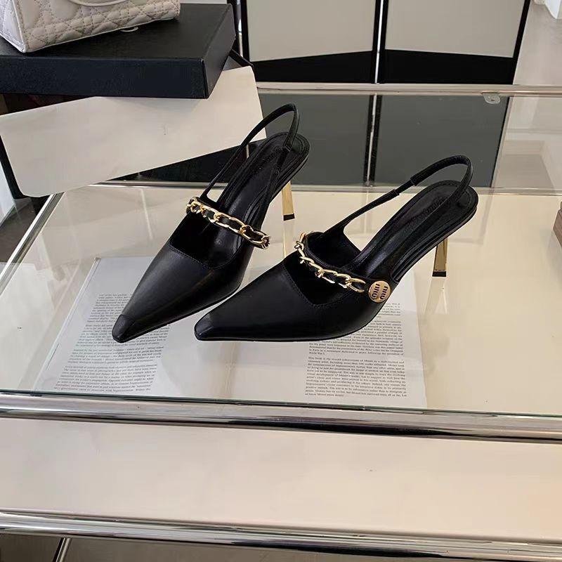 Fashion 2025 Low Heel Shoe Roman Style Navy Blue Pumps Pointed Wedge Sandals Ladies Lace-Up Latest Low-Heeled Bow Straps Orange Fine