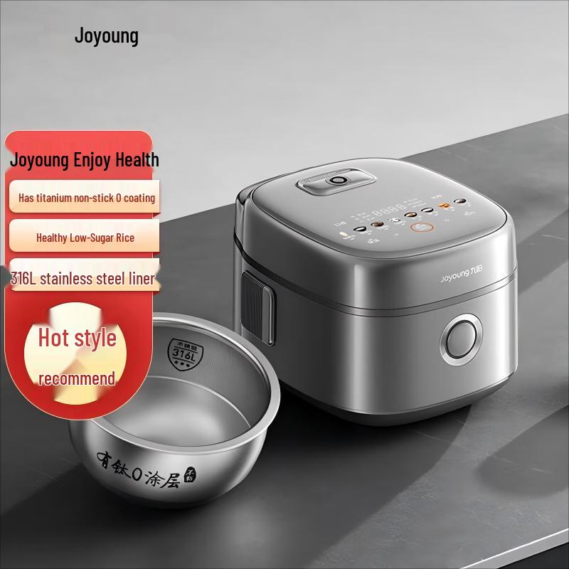 Joyoung 4L 316L Stainless Steel Smart IH Rice Cooker CN plug (adapter included)