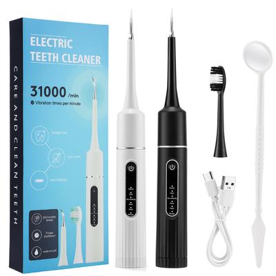 Electric Tooth Whitening Brush Frequency Sonic Teeth Cleaner Dental Scaler Toothbrush Calculus Plaque Remover Stone Remover Kit