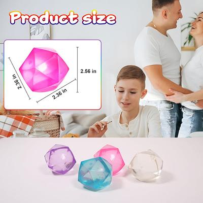 1 Adet Elmas Küp Maltoz Fidget Oyuncak Sıkılabilir Stres Topu Sıkma Aksesuarları Stres Giderici Duyusal Oyuncaklar Yetişkinler İçin Kaygı Adhd
