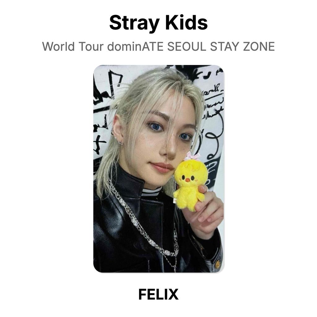 Stray Kids World Tour dominATE SEOUL STAY ZONE Official Photocard