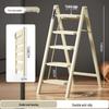 Folding A-Frame Ladder: Multifunctional, Thickened, 3-4 Step Indoor Ladder & Flower Stand