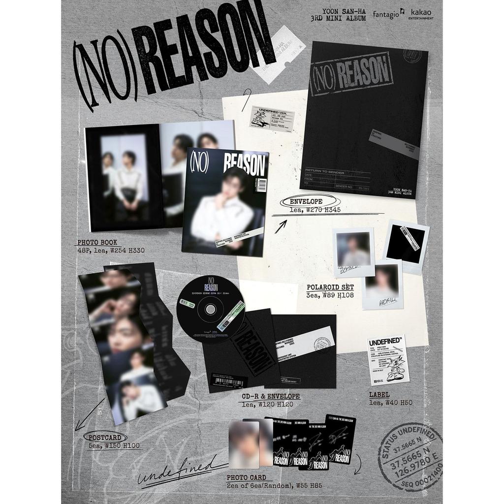 [Předobjednávka] YOON SAN HA 3. MINI ALBUM [NO REASON] (Online výhoda)