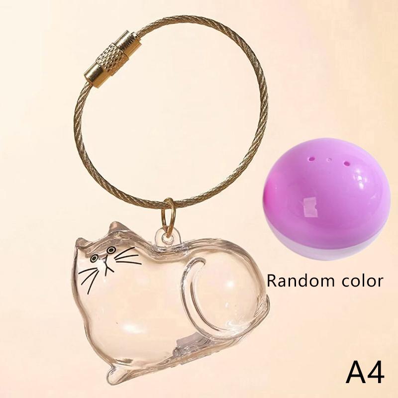 

1/6Pcs Capsules Surprise Ball Gacha Toys Cat Hair Storage Box Bag Hanging Decor Cat Keychain Pendant Pet Hair Grooming Souvenirs