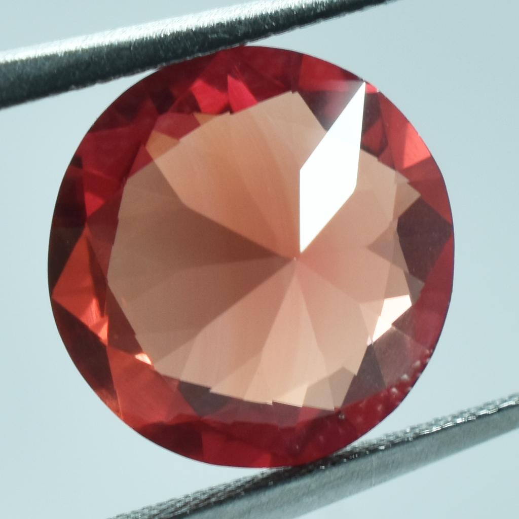 Natural Padparadscha Sapphire 9.50 Ct Round Stunning Certified Loose Gemstone
