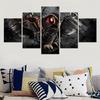 Canvas Painting 5 Pieces Video Game Painting Songbird Printing Inspired Wall Art Picture Decor Living Room Poster Artwork Gifts