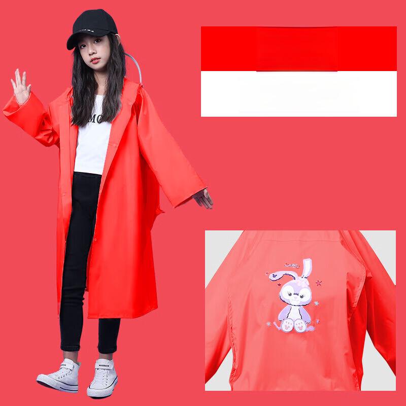 OEING Cute Rabbit One-piece Rain Poncho