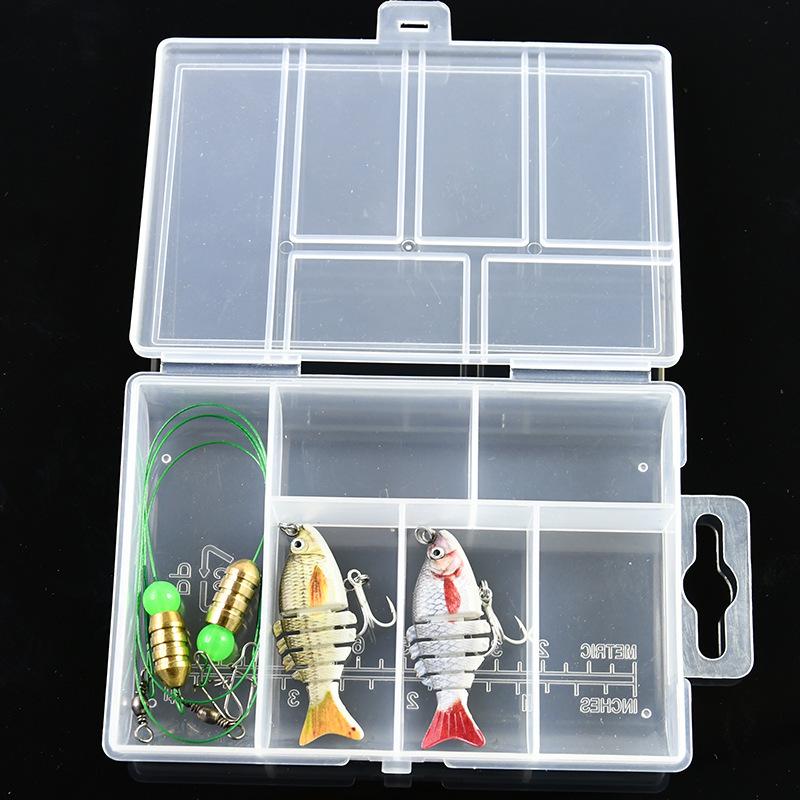 Mini 6-Section Multi-Jointed Fishing Lure, 5cm/2.5g, Simulated ABS Plastic Bait