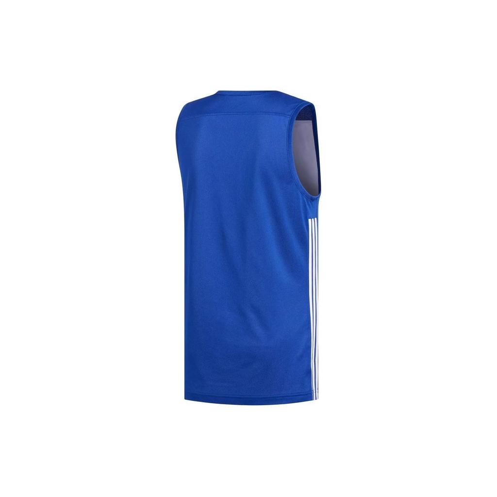 Adidas 3G Speed Rev Jrs Three Stripes Reversible Knit Sleeveless Basketball Jersey Men jerseys Blue DY6593