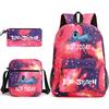 Printed Schoolbag Three-Piece Set, Primary And Secondary School Schoolbag, Backpack, Shoulder Bag, Pencil Bag.