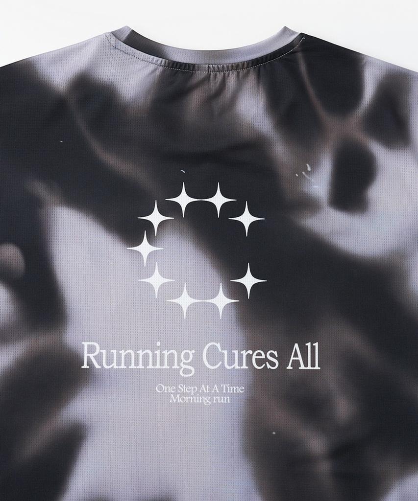 Beoteunseoul Black Shadow Tie-Dye Tech Oversized Long Sleeve (Black)