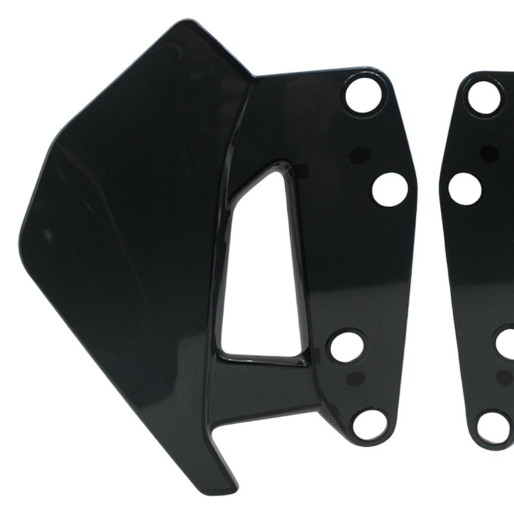 Motorcycle Side Wind Deflector Windscreen Spoiler Replaces Easy Installation