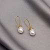Retro Fashion Earrings Femininity Water Drop Earrings Pearl Stud Earrings Classic Personalized Ear Jewelry