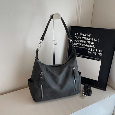 Bolso de gran capacidad para mujer 2025 otoño e invierno nuevo bolso bandolera textura mate nicho bolso de hombro bolso tote mujer