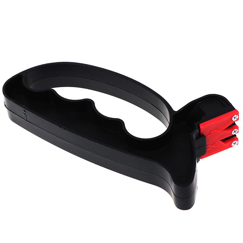 2 In 1 Handheld Messer Schere Klingen Messerschärfer Schärfen Kochwerkzeuge