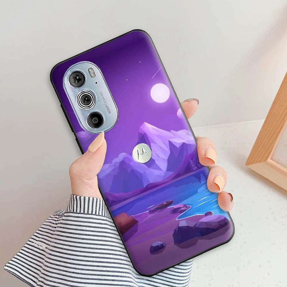 For Moto Edge 30 Pro Case Cover Edge30 Matte Silicone Case for Motorola Moto Edge 30 30Pro Fashion TPU Protective Back Cover