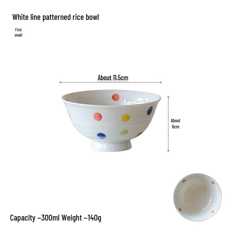 

RuHan Japanese Style Enamel Rice Bowl