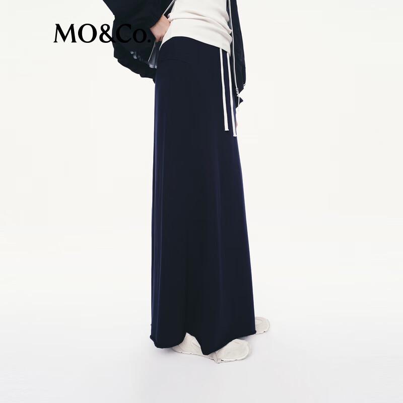 MO&Co. A-Line Cotton Long Skirt