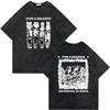 Washed Vintage Rock Band Type O Negative Rip Peter Steele Tribute T Shirt Male Casual Oversized Tshirt Mens Rocker Streetwear