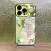 Custodia per Telefono Per iPhone 16,15,14,13,12,11,Pro,XS,Max,Plus,Mini,SE Verde S-Smiski Caramella Opaca Cover Antiurto