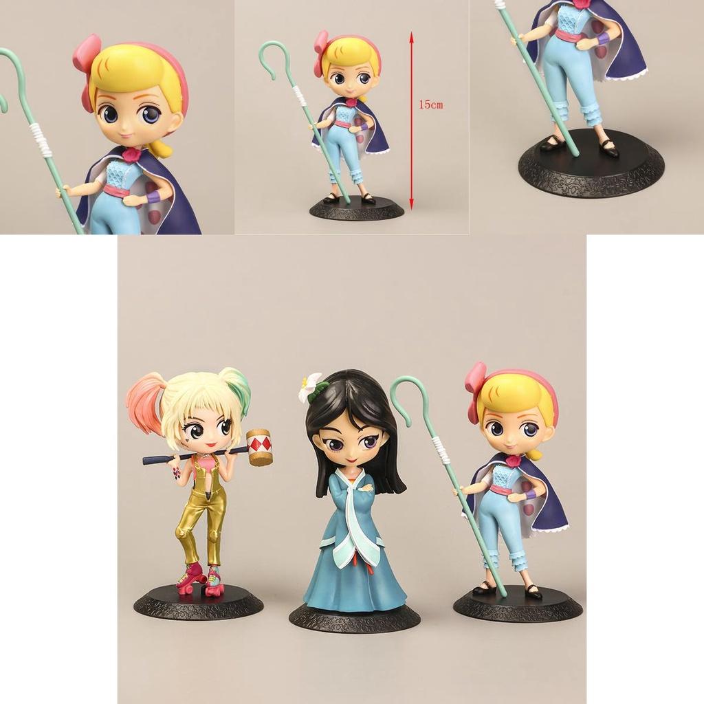 Cartoon Princess Action Figure Toy 15cm Pvc Model For Display