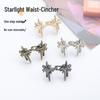 Four-Pointed Star Detachable Waist-Cinching Button for Jeans