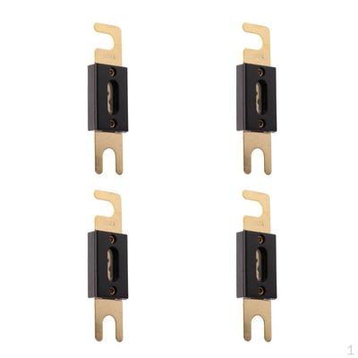 4pcs Universal 20 ANL Gold Flat Blade Fuses For Car Automotive Vehicle