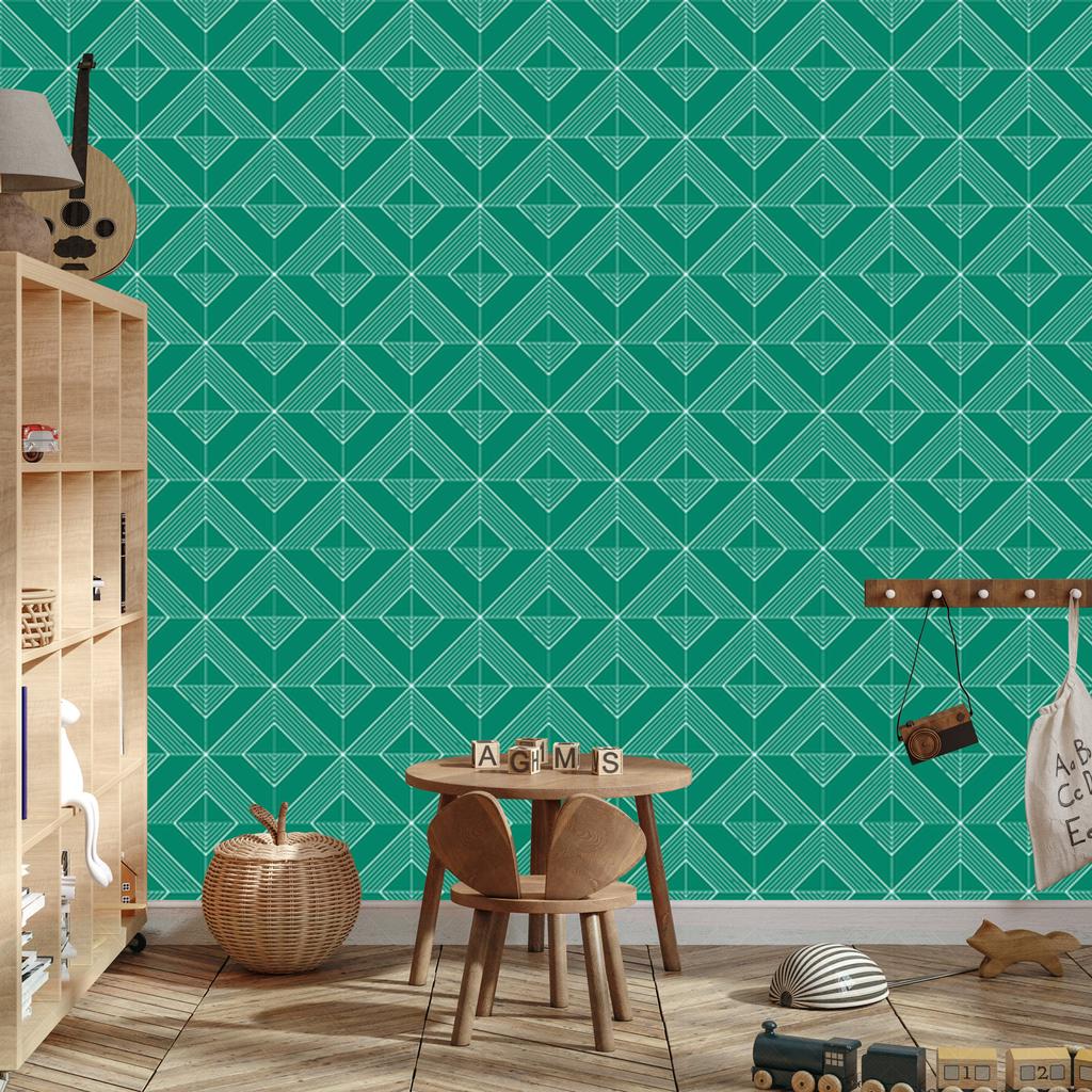 Geometric Rhombus Sea Wallpaper, Sea Background 50x1000