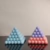 Bubble Ball Pyramid Candle Silicone Mold Bubble Pyramid Rubik's Cube Candle Silicone Mold Soap Cake Chocolate Silicone Mold