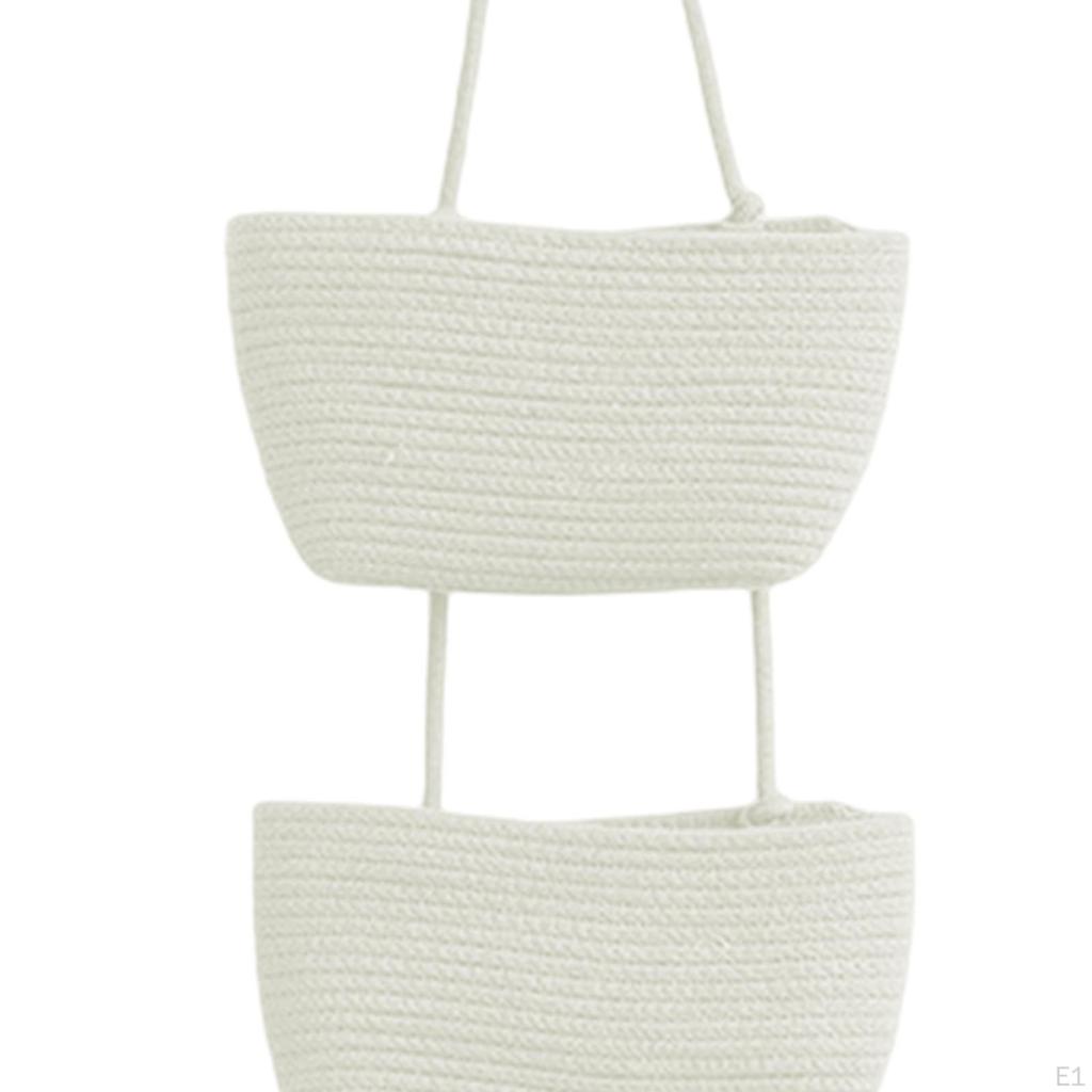 Hanging Mount Organizer Kitchen Baskets for Holder Decoration