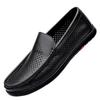 Hollowed reathable and gentleman Comfortable Men's Shoes Men's Casual Men Black Social Shoe Male wedding party shoes 37-45