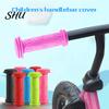 Bike Handle Sleeve 1 Pair TPR Kid Grip Anti Skid Wear-resistant Shock Absorbing Scooter for Handlebar Grips