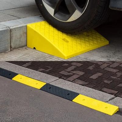 Car Curb Ramps Portable Lightweight Slopes Cushion Heavy Duty PVC Threshold Ramp Slopes For Car Trailer Truck Bike Motorcycle