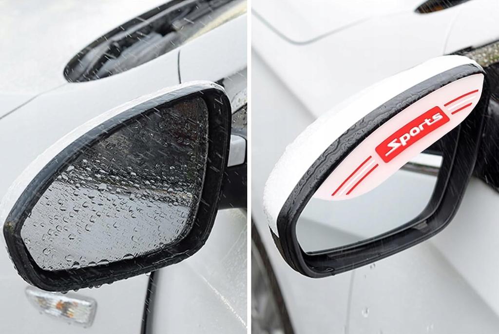 2x Universal Car Rearview Mirror Rain Cover