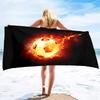 Soccer Beach Towel,Beach Towels for Men Boys,Football Towel Boys Sport Towel, Personalized   Pool Beach,Towel  Teen