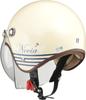 LEAD Motorcycle Jet Helmet NOVIA Letter Ivory Ladies Free than NOVIA (Less 55-57cm)