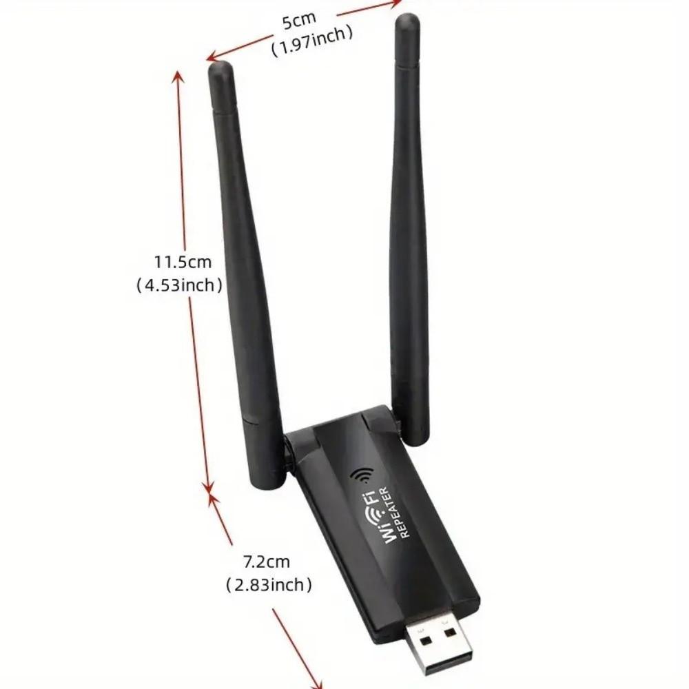 USB Connection WiFi Signal Amplifier 300Mbps Speed WiFi Extender WiFi Repeater Wireless Extension