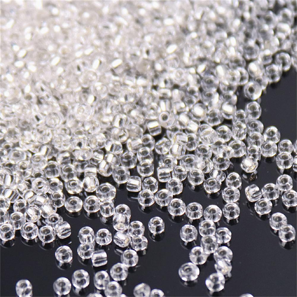 

White Series Czech Glass Seedbeads Multi Size 1.5mm 2mm 3mm 4mm Round Spacer Beads For DIY Jewelry Making Garments Accessories 2mm 720pcs