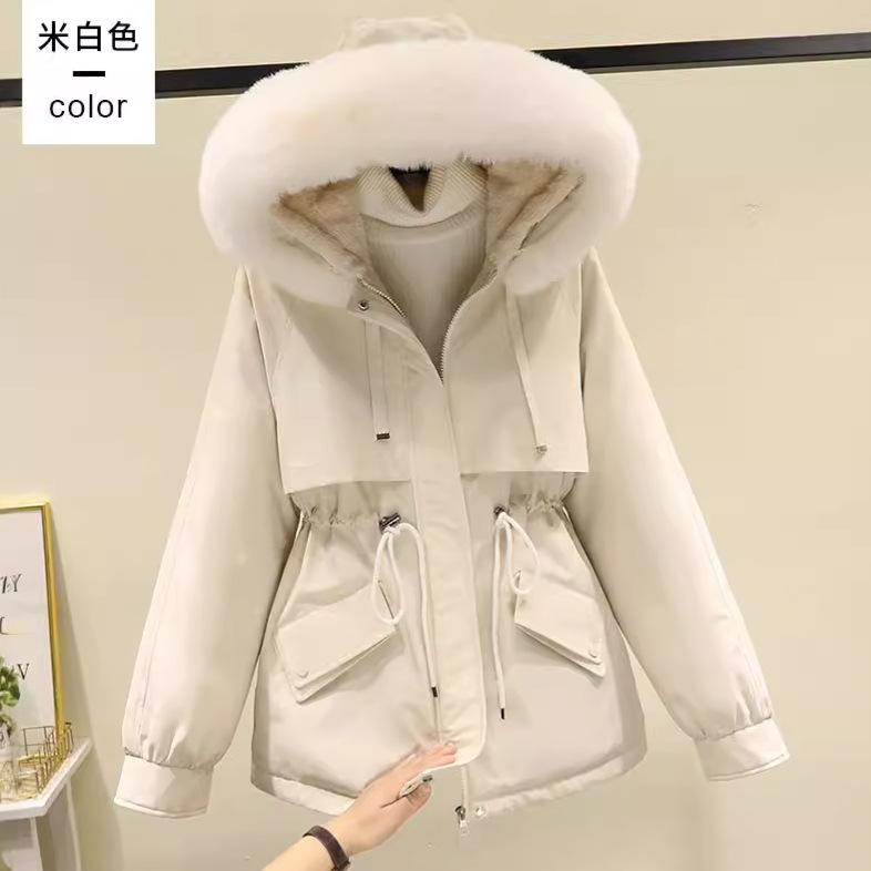 Pie overcome women's long styles, cotton-padded clothes women's winter new loose thickened down cotton-padded jackets