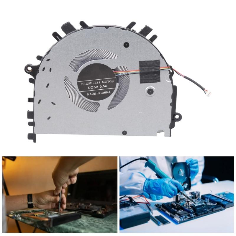 CPU Fan Laptops Cooling Fan DC5V 0.45A 4Pin 4wires Coolers Fan for MateBook D14 2020 Laptops Part