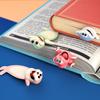1 Stück kreatives 3D-Stereo-Lesezeichen zum Lesen von Büchern, Cartoon-Tier-Marker, niedlicher Panda, Hundehai, Seite halten