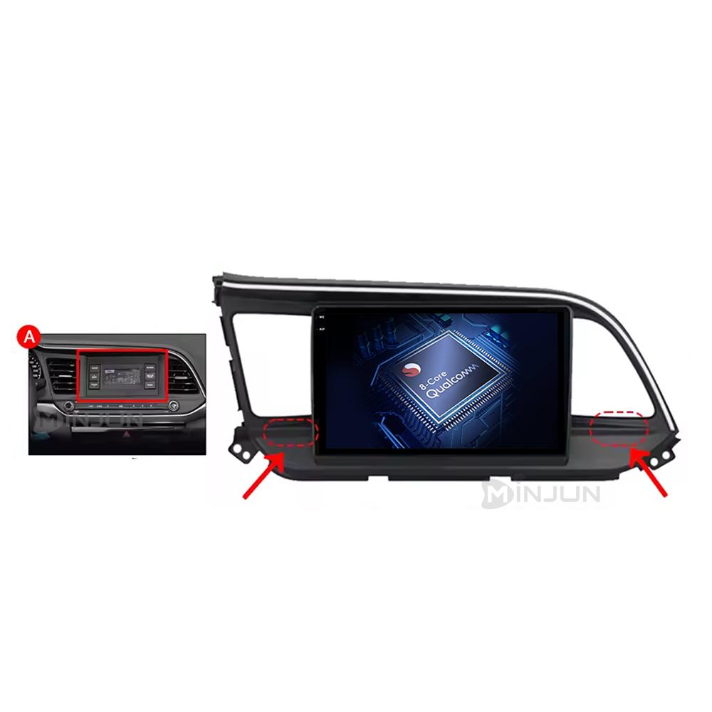 For Hyundai Elantra 6 2018 2019 2020 Car Radio Multimedia Video GPS Android 14 Wireless Apple Carplay QLED Screen Head Unit