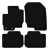BASIC Black Velour Floor Mats For: Mitsubishi Colt VII Hatchback (2008-2012)
