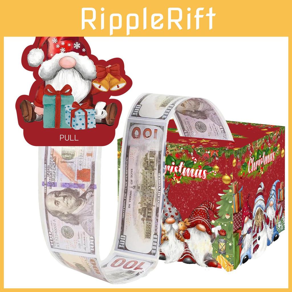 Christmas Party Decor Red Gift Box With Paper Material For Holiday Celebrations