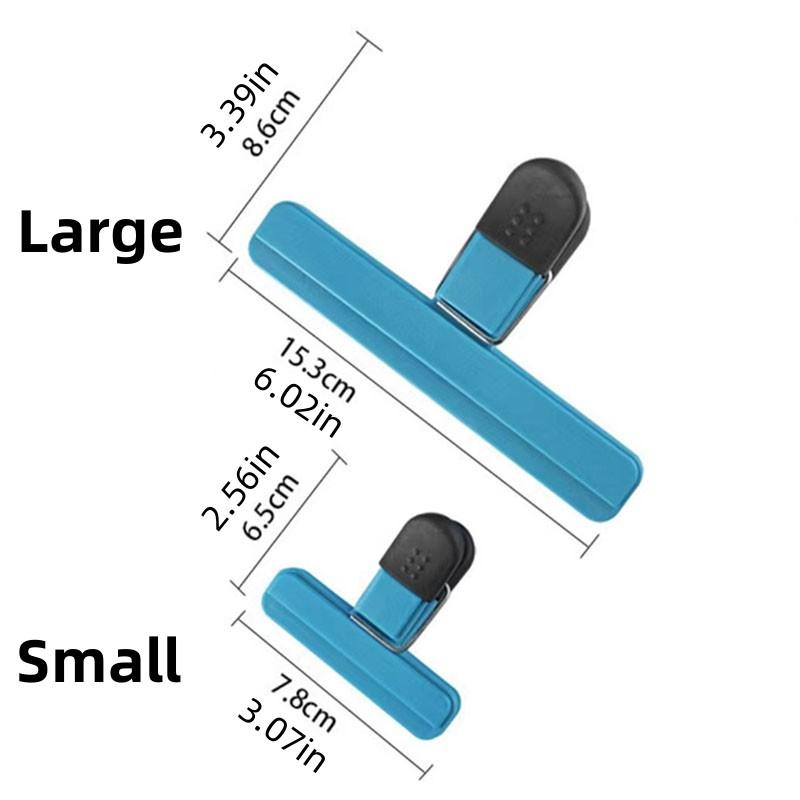 Kitchen T-type Food Sealing Clamp Potato Chips Snack Packaging Strong Sealing Clamp Moisture-proof Plastic Bag Sealing Clip