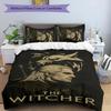 3pcs The Witcher Design Cover Set - HD Printed Bedding with 1 Cover and 2 Pillowcases - Perfect for Home and Dorm Decor