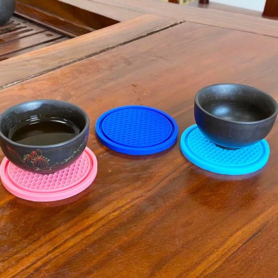 Wear-resistant Car Cup Pad Widely Use PVC Decorative Anti-slip Car Cup Holder Mat